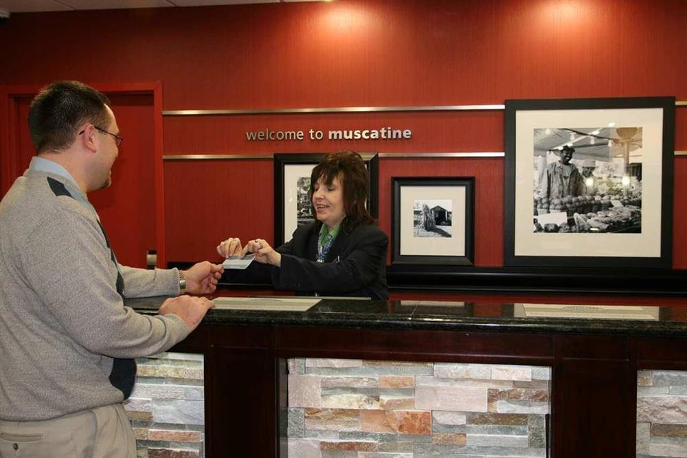 Hampton Inn Muscatine Interiør bilde